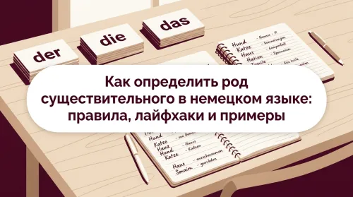 Как определить род существительного в немецком языке: правила, лайфхаки и примеры